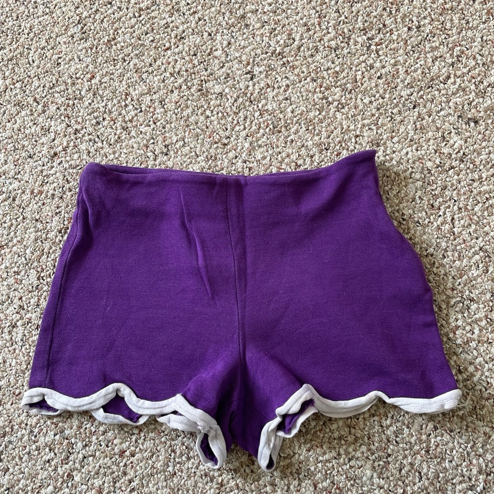 M missoni purple scallop shorts US6